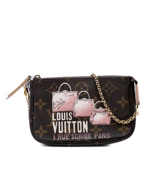 Tweedehands Monogram Affiche Mini Pochette Accessoires
