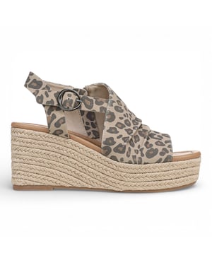Blowfish Malibu Dames Luipaardprint Wedge Slingbacks Hielsandalen - Amira