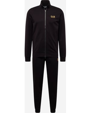 EA7 Emporio Armani Zip Trainingspak Zwart