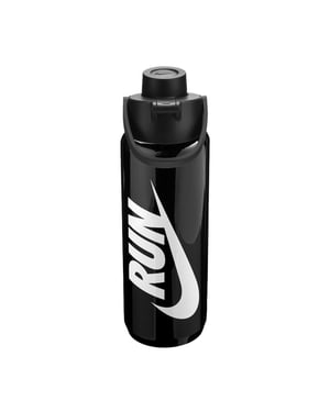 Nike TR Renew Recharge Hardloop 700ml Waterfles (Zwart)