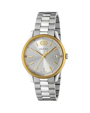 Gucci YA1264233 G-Timeless Zilveren Wijzerplaat Unisex Horloge