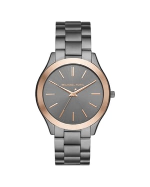 Michael Kors MK8576 Slim Runway Unisex 44mm Gunmetal Horloge