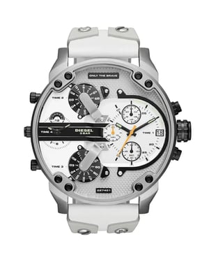 Diesel Mr. Daddy 2.0 DZ7421 Chronograaf Herenhorloge Zilveren RVS