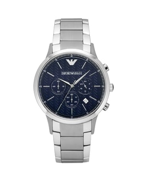 Emporio Armani Renato AR2486 Chronograaf Herenhorloge 43mm Blauwe Wijzerplaat