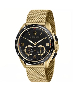 Maserati Traguardo R8873612010 herenhorloge met zwarte wijzerplaat