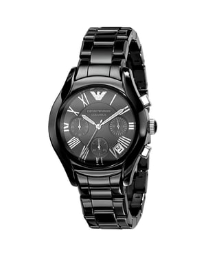 Emporio Armani AR1401 Chronograaf Ceramica Zwarte Herenhorloge