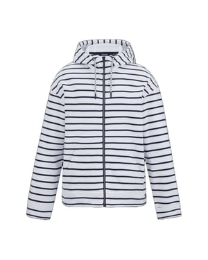 Regatta Dames/Dames Bayletta Full Zip Hoodie (Wit, Marine)