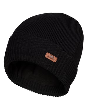 Trespass Waterdichte uniseks Chuck beanie (Zwart)