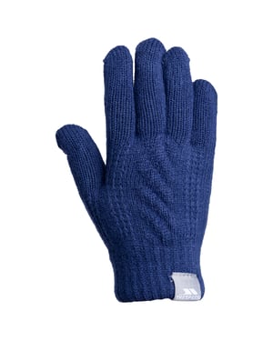 Trespass Kaybell gebreide kinderhandschoenen (Blauwdruk)