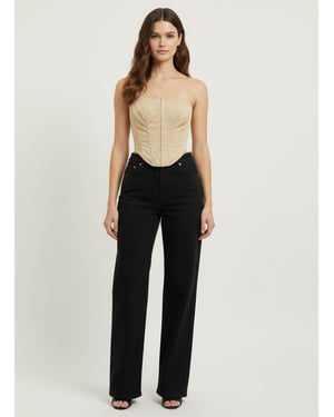 Stone Bardot Korset Top
