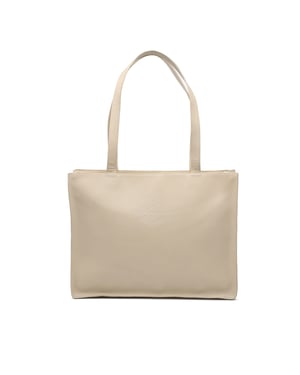 Tweedehands Lamsleer Geëmbossede Cc Camellia Tote