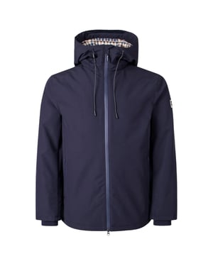Aquascutum Active Shell Active Mid Parka Marineblauwe Jas