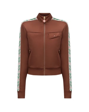 Casablanca Laurel Track Top Bruine Jassen