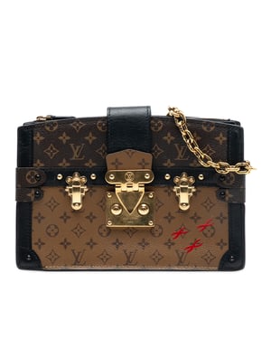 Tweedekans Monogram Reverse Trunk Clutch