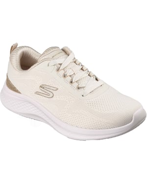 Skechers Skech-Lite Pro 2.0 Polyester Dames Sneakers Natuurlijk/Goud