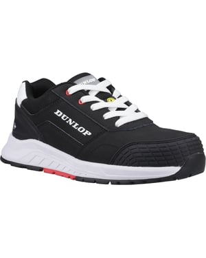 Dunlop Storm Nubuck Heren Veiligheidsschoenen Zwart/Wit/Rood