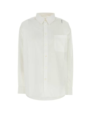 Witte Poplin Overhemd