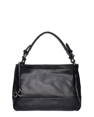 Roberta M Zwart Rundleer Tas