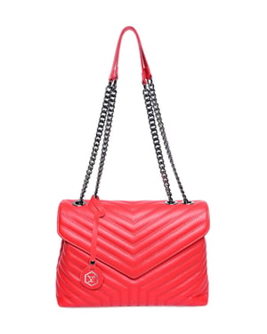 Luisa Vannini Rood Rundleer Tas