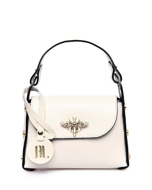 Anna Luchini Beige Rundleer Tas