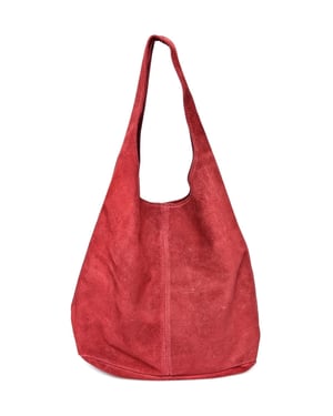 Anna Luchini Rood Rundleer Tas
