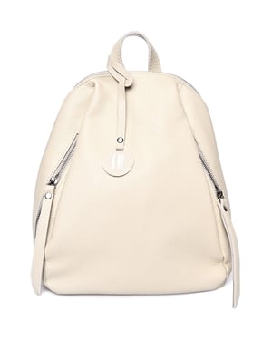 Anna Luchini Beige Rundleer Tas