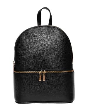 Isabella Rhea Zwart Rundleer Tas