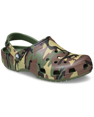 Crocs Classic Camouflage Eva Heren Army Groene Klompen