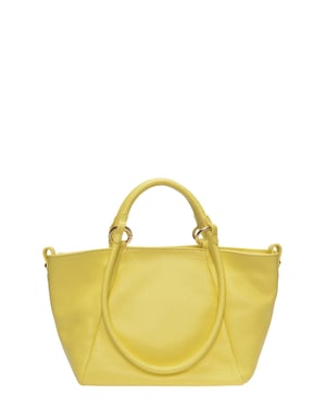 Roberta M Tweekleurig Rundleer Tas