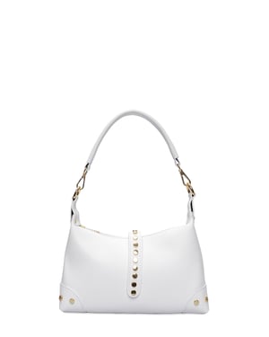 Anna Luchini Wit Rundleer Tas