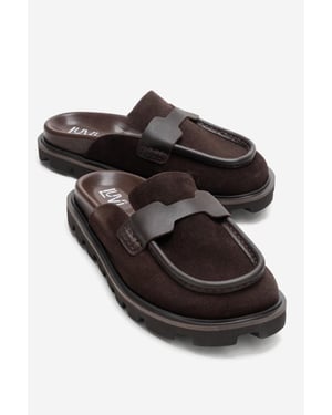 Vela Leren Slipper