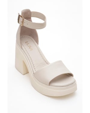 MARGOT Leer Platform Sandaal (Women)