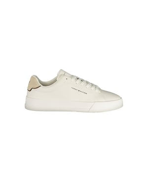 Tommy Hilfiger Bianco Polyurethaan Heren Sneakers