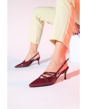 Magra Puntneus Slingback Stiletto