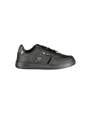 Gas Zwarte Polyurethaan Dames Sneakers