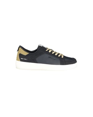 Gas Blauwe Polyurethaan Sneakers voor Mannen