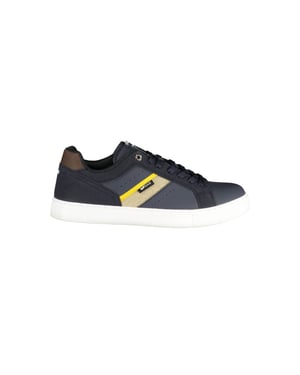 Gas Blauw Polyester Heren Sneakers