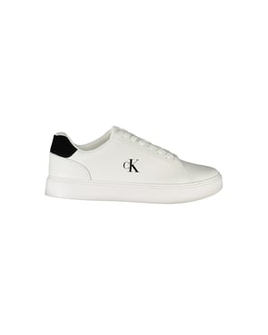 Calvin Klein Bianco Polyurethaan Heren Sneaker