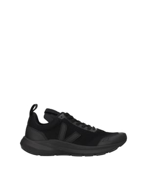Veja Zwarte Stoffen Atletische Sneakers
