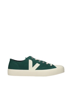 Veja Groene Stoffen Lage Sneakers