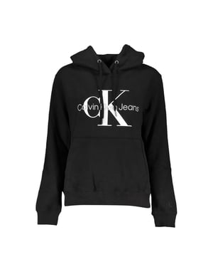 Calvin Klein Zwarte Katoenen Dames Sweatshirt