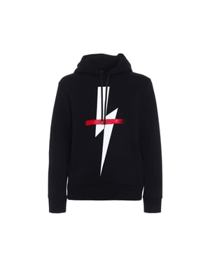 Neil Barrett Zwarte Katoenen Sweatshirt