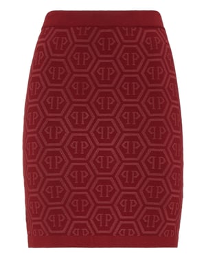 Gebreide Minirok Monogram