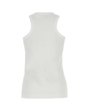Witte Katoenen Tanktop