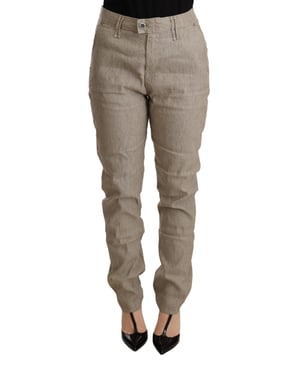 Cycle Linnen Katoenen Broek Relaxed Fit