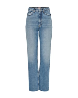 Hoge Taille Rechte Jeans