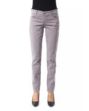 Grijze Rechte Pants