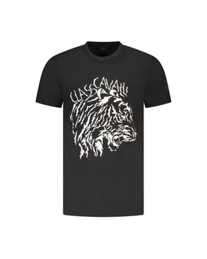 Cavalli Class Witte Katoenen T-shirt voor Mannen