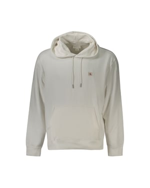 Calvin Klein Witte Katoenen Heren Sweatshirt