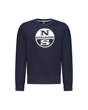 North Sails Blauwe Katoenen Heren Sweatshirt